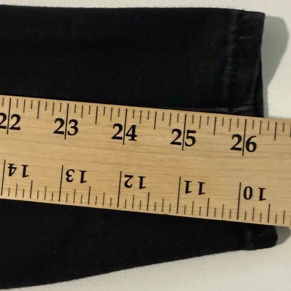 Levi's Black Denizen Jean Overalls Jumpsuit Women's Small Slim Ankle Crop - Picture 12 of 12